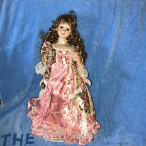 Vintage porcelain collectors doll Love Lady with stand 💕